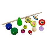 GICO Kinder Kreisel und JoJo Set mit 12 klassischen Kreiseln und Jojos aus...