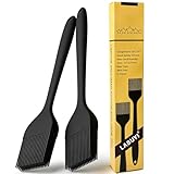 2 Stück 21cm Backpinsel,Silikonpinsel,Backpinsel Silikon,Silikonpinsel...