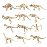 WANGCL 12 Stück Ausgrabung Dinosaurier Fossilien Skelett Simulation...