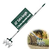 Drehgrubber-Set, 63,5 cm - 160 cm, verstellbar, Gartenfräse und...