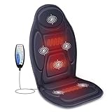Snailax Massageauflage mit Wärmefunktion und Vibration, Massagesitzauflage...