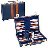 Gesserit Backgammon-Set 2 Spieler Klassisches Backgammon-Set für...