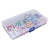 Zerodis Bekleidungszubehör, Bunt Beschichtetes Metallösen-Set,...