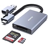 BENFEI SD 4.0 Kartenleser, USB-C/USB-A 2-in-1 Speicherkartenleser für SDXC...