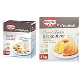 Dr. Oetker Professional Vanillin-Zucker, 1er Pack (1 x 1 kg) & Professional...