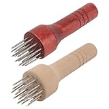 jojofuny 2 Stück Fleischklopfer aus Edelstahl mit Holzgriff...