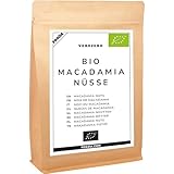 Macadamianüsse Bio 300g - Natur Macadamia Nüsse Roh Ungesalzen Hälften &...