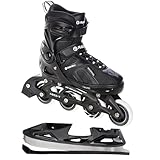 Raven Pulse Inline Skates Inliner für Kinder und Erwachsene OPTIONAL 2in1...