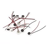 sourcing map 10stk 6mm x 3.5mm Mini Elektret Mikrofon Kondensator Pickup...