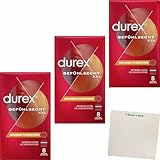 usy Bundle für Durex Kondome Gefühlsecht Extra Groß 3er Pack (3x8...