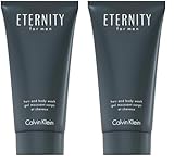 CALVIN KLEIN Eternity Hair and Body Wash for him, 2in1 Duschgel für Haare...