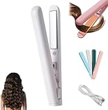 Tragbarer USB Lockenstab, Mini Lockenstab, Mit Heißschutzgehäuse,...