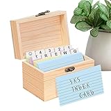 Biniveil Karteikasten, Rezepte Speicher Mit 150 Karteikarten,...