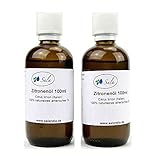 Sala Zitronenöl ätherisches Öl naturrein 200 ml (2 x 100 ml Glasflasche)