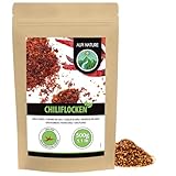 Alpi Nature Chiliflocken scharf 500g, Chilischoten, Chili Gewürz, scharfe...