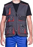 MAZALAT work wear Weste Herren Outdoor, Arbeitswesten männer mit vielen...