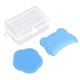 Baby Kopfhautbürste Set Silikon Baby Haarbürste Weiche Borsten für eine...