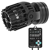 AQQA Strömungspumpe Aquarium, DC 23W 8000 L/h Powerhead, 6 Wellenmodi &...