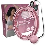 fitnessia® My Hula 2.0 I Smart Hula Hoop Reifen mit Gewicht I Smart Touch...