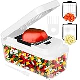 Vihoom Gemüseschneider, Zwiebelschneider, Gemüse Zerkleinerer für...