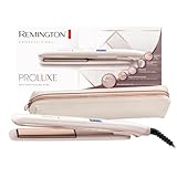 Remington Glätteisen PROluxe (OPTIheat-Technologie für lang anhaltende...