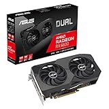 ASUS Dual Radeon RX 6600 V2 8GB GDDR6 Gaming Grafikkarte (AMD Radeon...