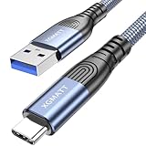 XGMATT USB C Kabel 30CM,5Gbps Datenkabel und Ladekabel,USB Typ C auf USB...