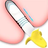 Silikon Bananen Vibrator Dildo, Klitoris Vibrator G-Punkt Vaginal...