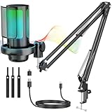 Anykuu Kondensator Microphone Kit Professional, 192kHZ/24 USB Gaming...