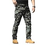 Cargohose Herren Stretch Wanderhose & Arbeitshosen Männer Outdoor Baggy...