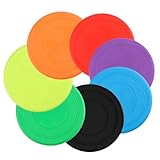 YiliYa 7 Stück Hunde Frisbees, 18CM Hund Scheibe, Hundespielzeug Frisbee,...