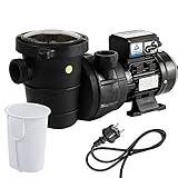 Arebos Schwimmbadpumpe 600 W | Filterpumpe | Umwälzpumpe | Poolpumpe |...