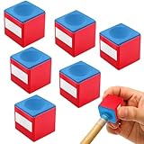 DvBCNMe Billard Kreide, 6 Stück Billard Zubehör, Hochwertige...