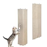 Wand Katzenkratzbrett mit 2 verschiedenen Seiten 80 x 27 cm - 2er Set -...