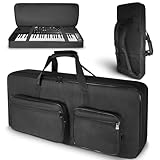 SUNDOY 49-Tasten Keyboard Tasche – Gepolsterte Piano Gig Bag aus 600D...