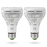 SANSI LED Pflanzenlampe Vollspektrum E27 15W Weiß Pflanzenlicht für...