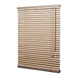 Ventanara® Holzjalousie 35mm Eiche Holz Jalousie Jalousette Echtholz 80 x...