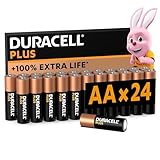 Duracell Plus Batterien AA, 24 Stück, langlebige Power, AA Batterie für...