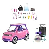 Barbie Big City Big Dreams, Auto Cabrio, 2:1 verwandelt Sich in Bühne,...