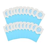 Smilefil 20 Stück Staubsaugerbeutel Papierfilter kompatibel mit Makita...