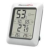 ThermoPro TP50 digitales Thermo-Hygrometer Innen Thermometer...