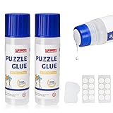 Puzzlekleber für 1000-6000 Teile Puzzle,mit Applikator transparenter...