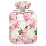 Wärmflaschen mit weichem Bezug, für Bett, Hand- und Fußwärmer,...