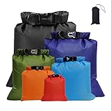 Gobesty 6 Stück Outdoor wasserdichte Tasche, Ultraleichte Drybag,...