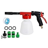 Fesjoy Autowasch-Schaumpistole, Verstellbarer Seifensprüher für die...