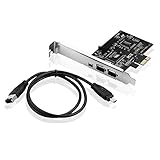 S SIENOC Desktop PCI-E Expresskarte Express Card FireWire PCI Express...