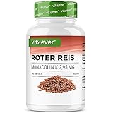 Roter Reis Extrakt - 240 Kapseln – Premium Formel: 2,95mg Monacolin K +...