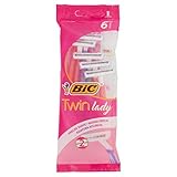 BIC Rasierer Twin Lady 6 Stück Einweg-Rasierer