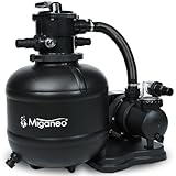 Miganeo Sandfilteranlage Dynamic 10000 Pro - Schwarz | 10.000 l/h | 370 mm...