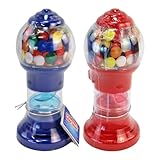 Kaugummiautomat für Kinder – 19 cm – Rot oder Blau im Set –...